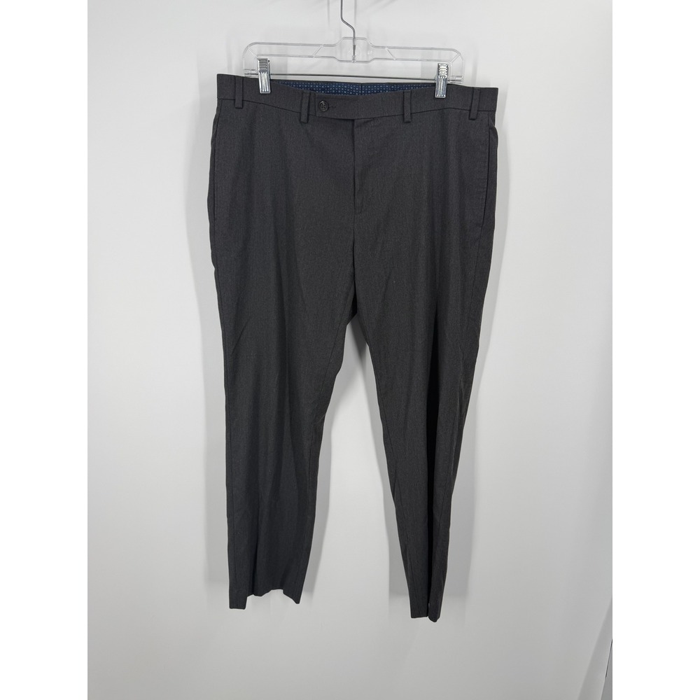 Lauren Ralph Lauren Dress Pants Mens 38x30 Charcoal Grey Slim Fit Stretch